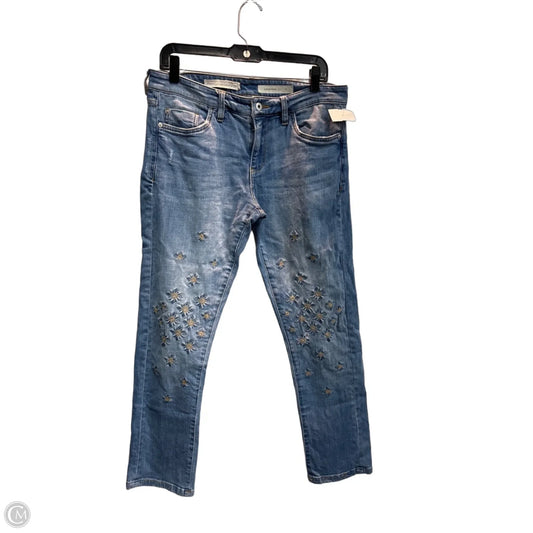 Jeans Boyfriend By Pilcro In Blue Denim, Size: 8