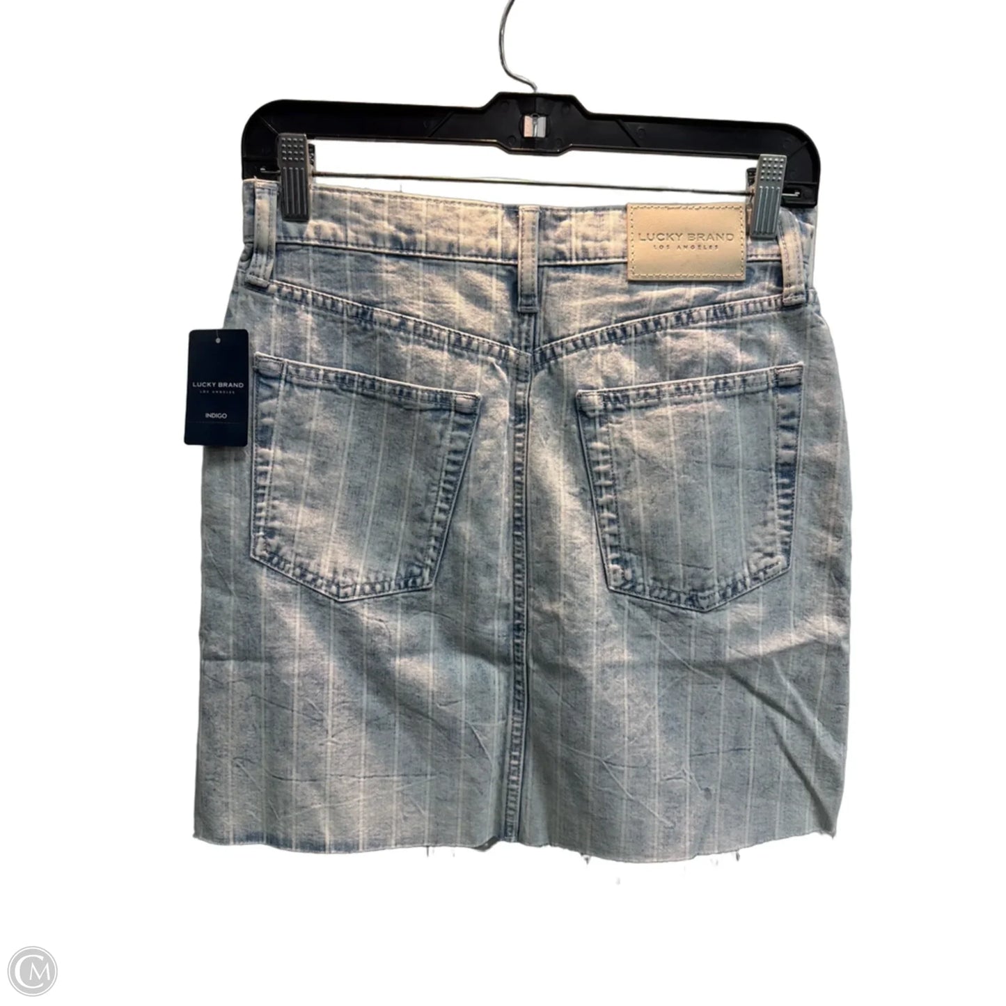 Skirt Mini & Short By Lucky Brand In Blue Denim, Size: 2