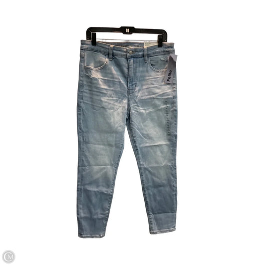 Jeans Skinny By American Eagle In Blue Denim, Size: 12p