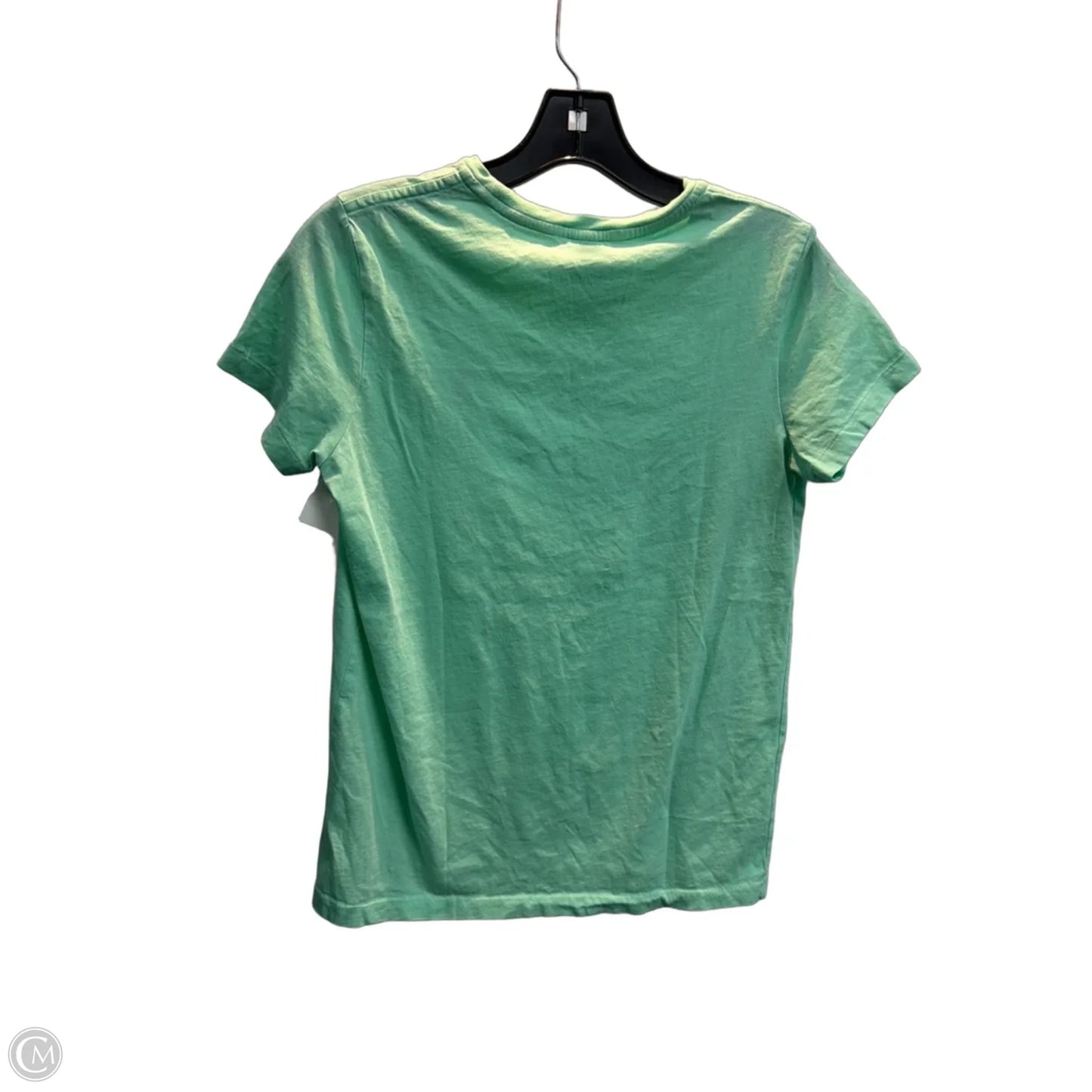 Top Short Sleeve Basic By Ralph Lauren In Aqua, Size: M
