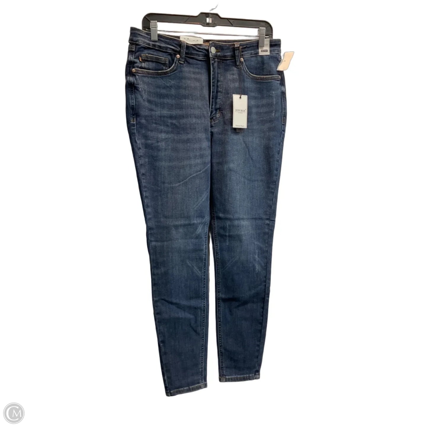 Jeans Skinny By Judy Blue In Blue Denim, Size: 14
