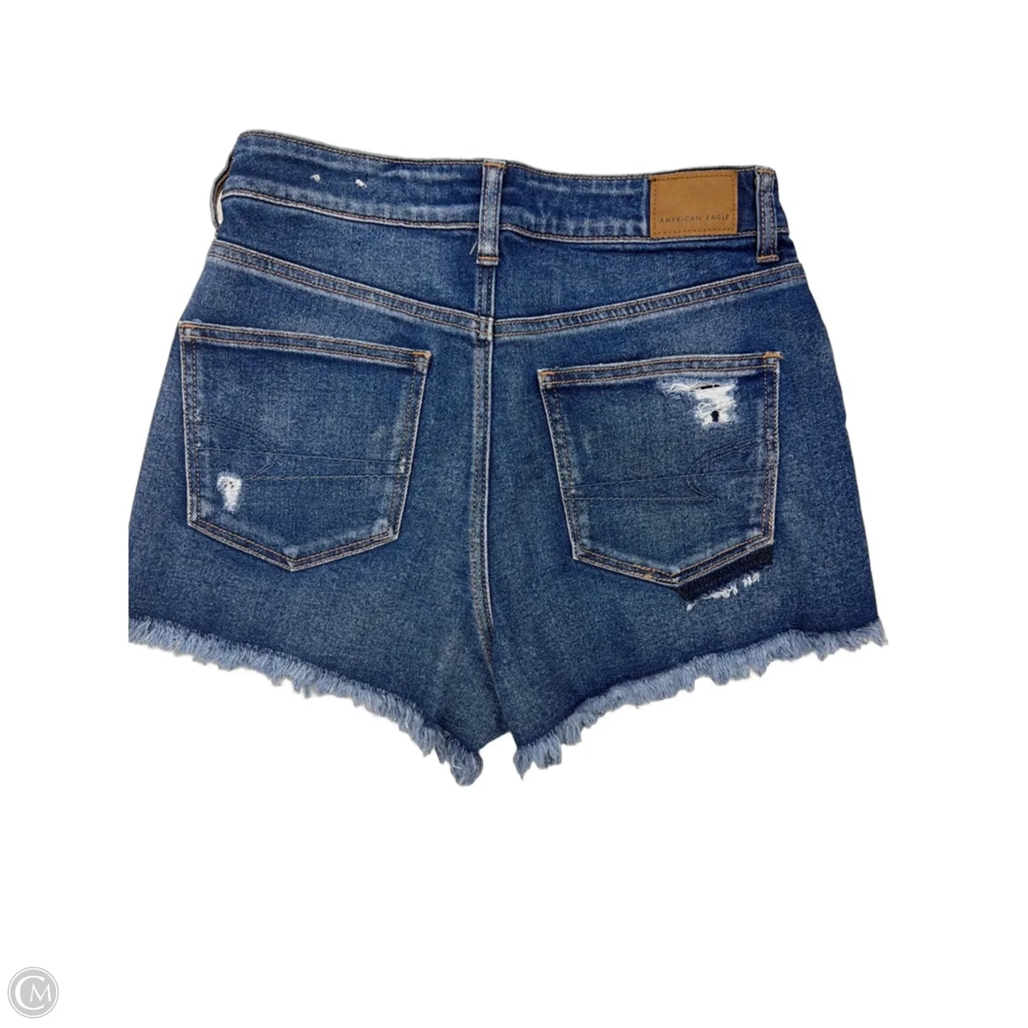 Shorts By American Eagle In Blue Denim, Size: 6