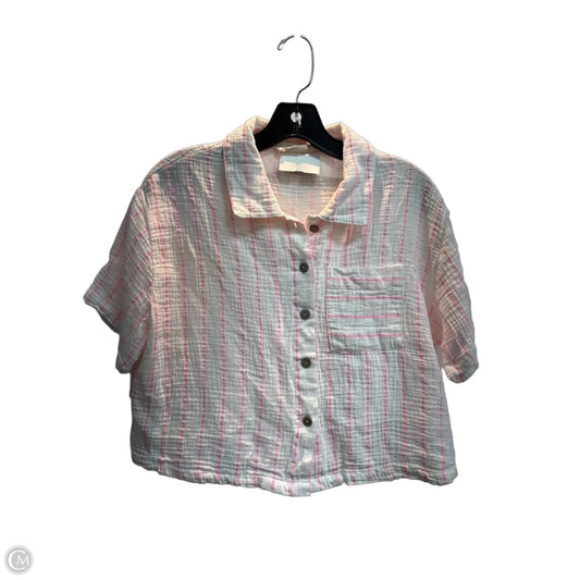 Shorts Set By Ocean Drive In Pink & White, Size: M