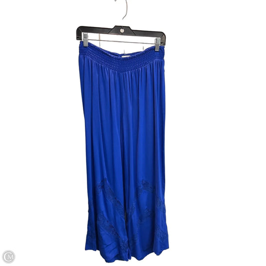 Pants Wide Leg By Gianni Bini In Blue, Size: L