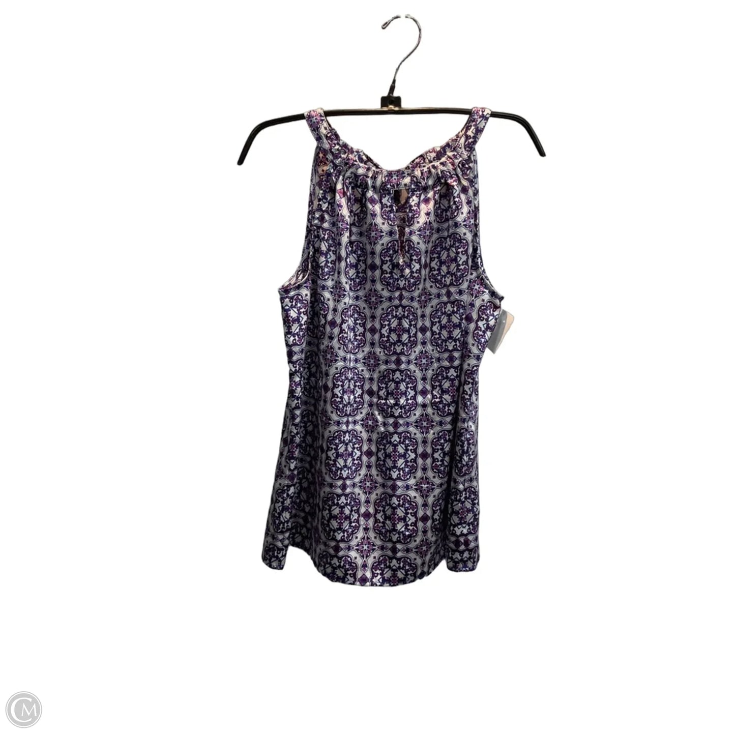 Top Sleeveless By Clothes Mentor In Floral Print, Size: M