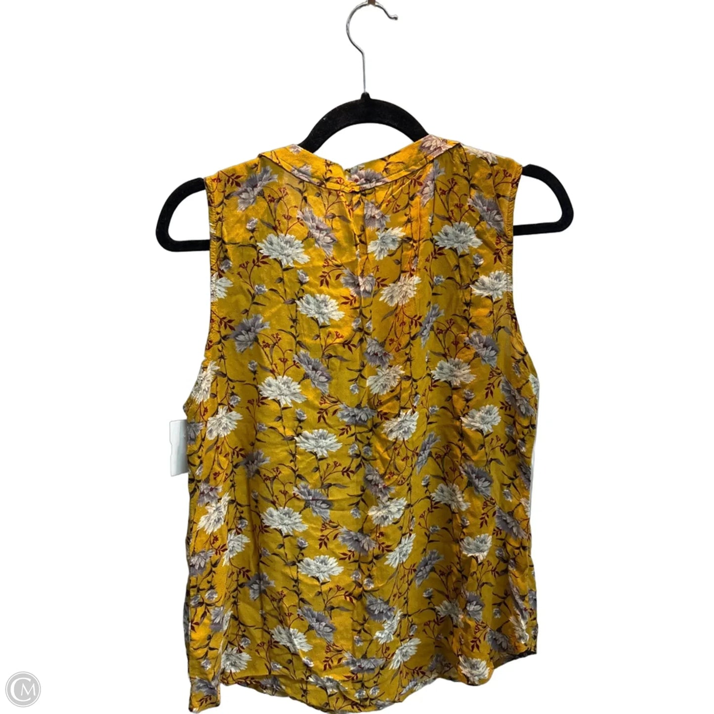 Top Sleeveless By Old Navy In Yellow, Size: M
