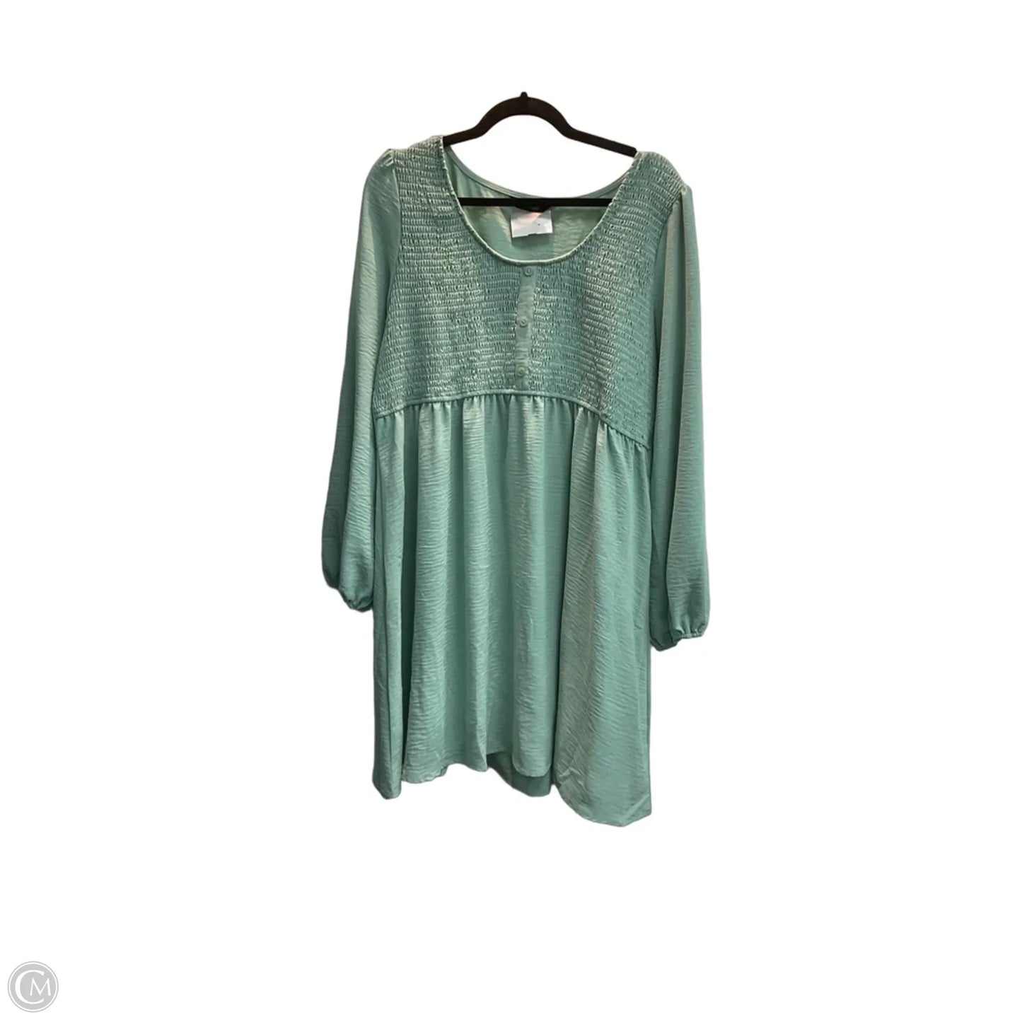 Dress Casual Short By Dokotoo In Aqua, Size: Xl