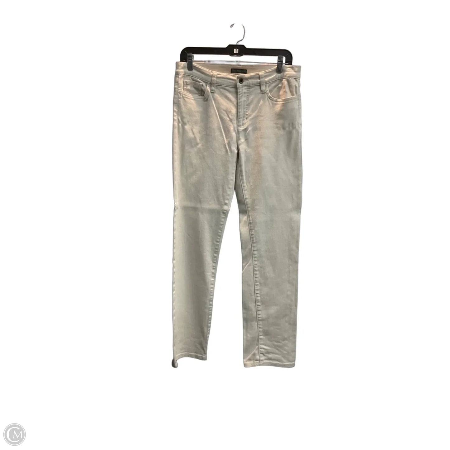 Jeans Straight By Lauren By Ralph Lauren In Cream Denim, Size: 6