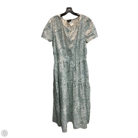 Dress Casual Maxi By Tahari In Teal, Size: Xl