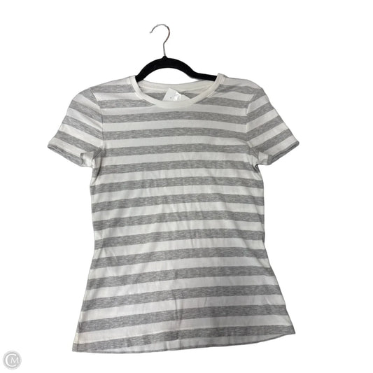 Top Short Sleeve Basic By Calia In Striped Pattern, Size: M
