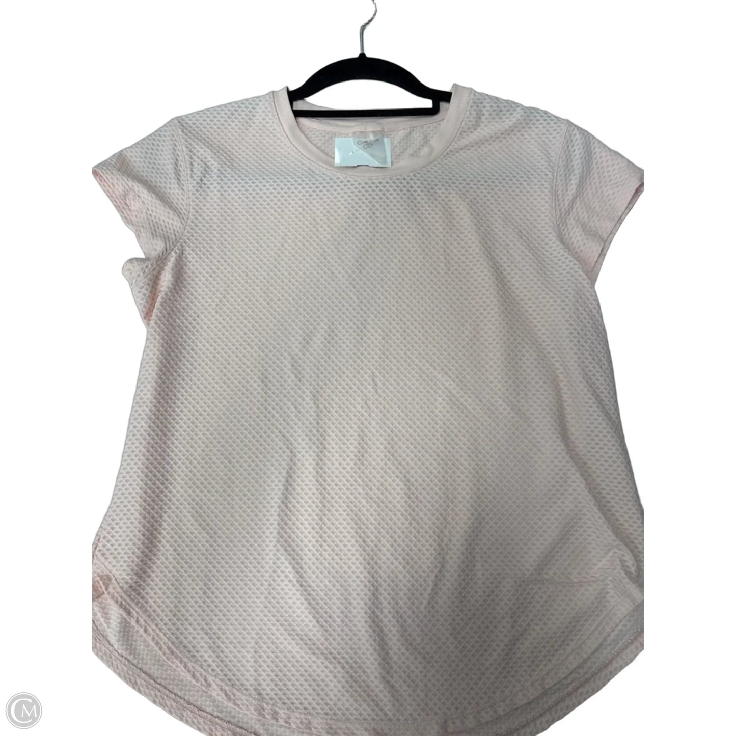 Athletic Top Short Sleeve By Calia In Pink, Size: S