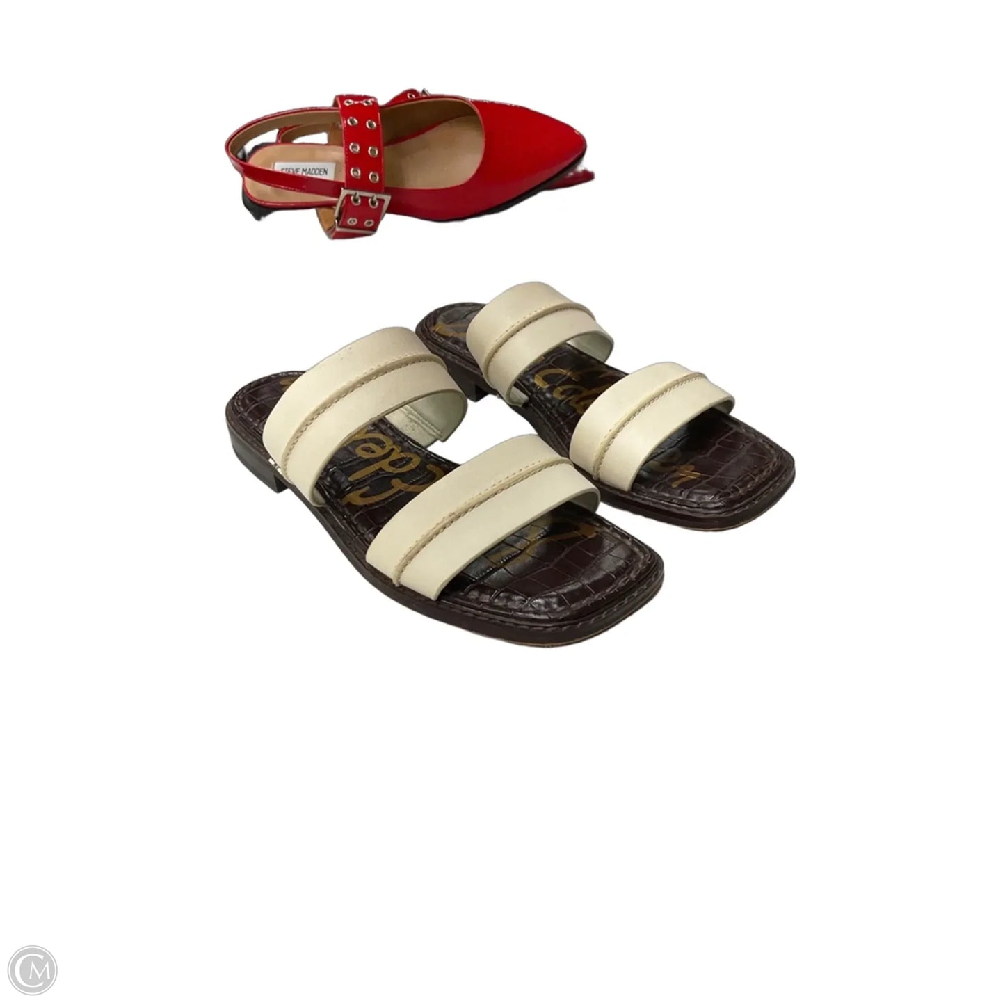 Sandals Flats By Sam Edelman In Cream, Size: 7