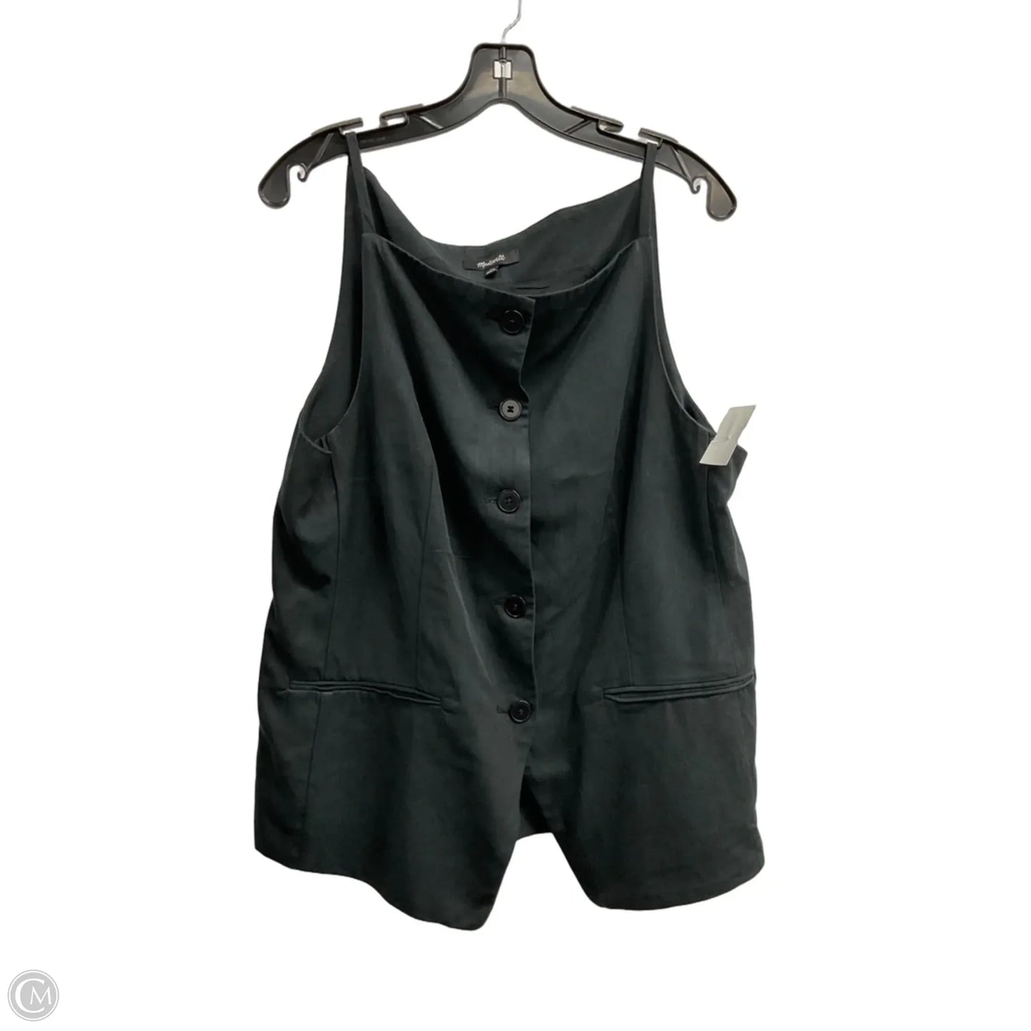 Top Sleeveless By Madewell In Black, Size: L