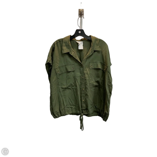 Top Short Sleeve By Time And Tru In Green, Size: Xl