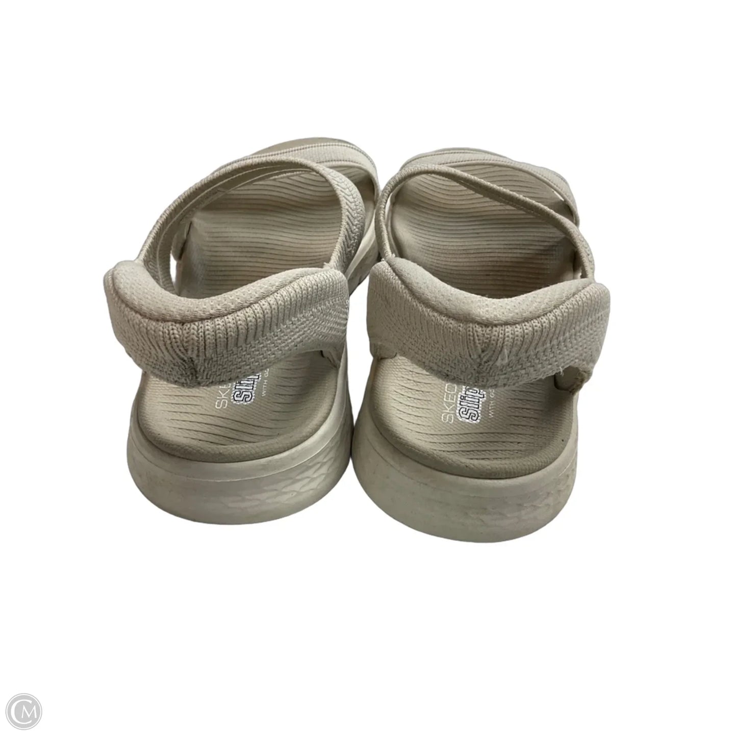 Sandals Flats By Skechers In Taupe, Size: 9