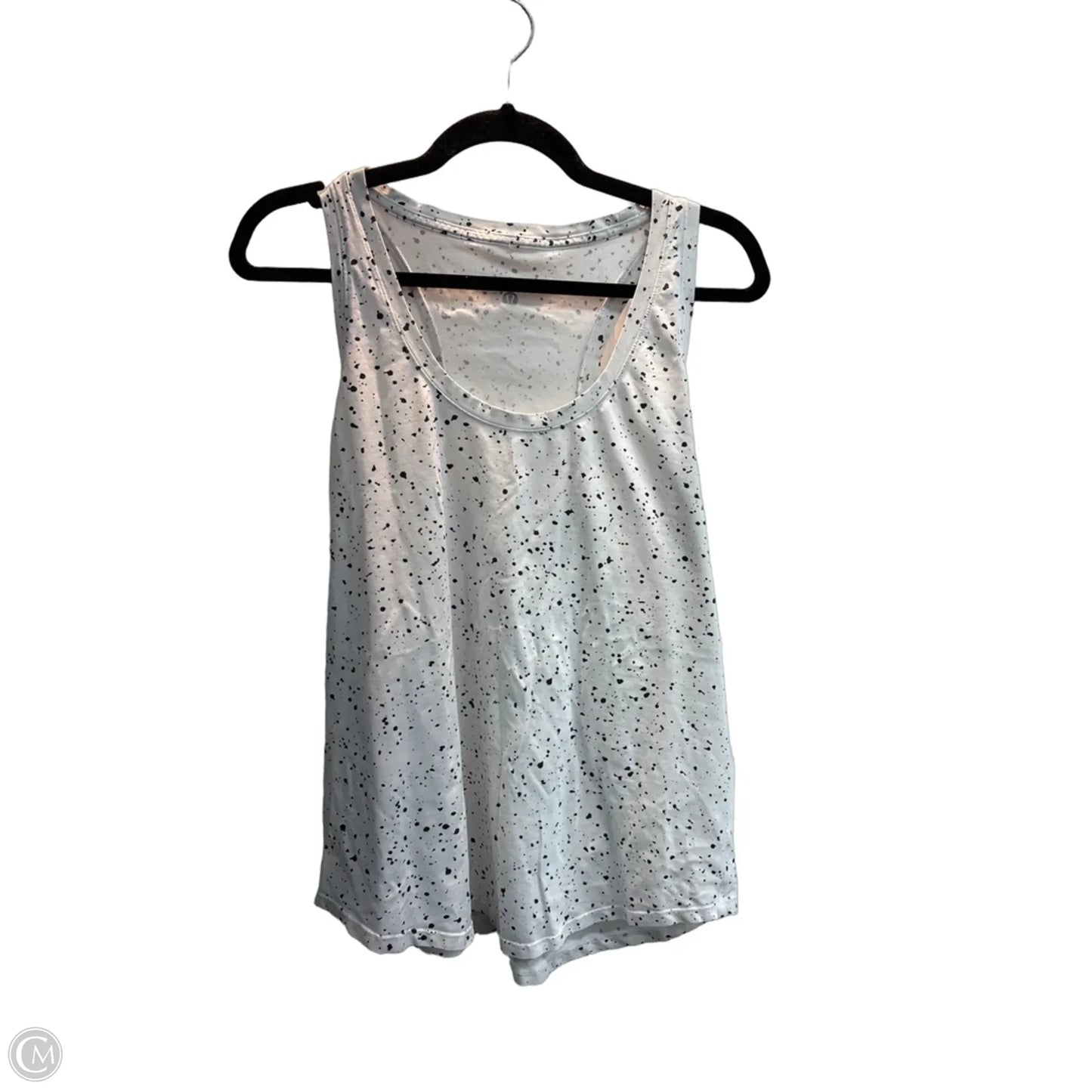 Athletic Tank Top By Lululemon In Polkadot Pattern, Size: L