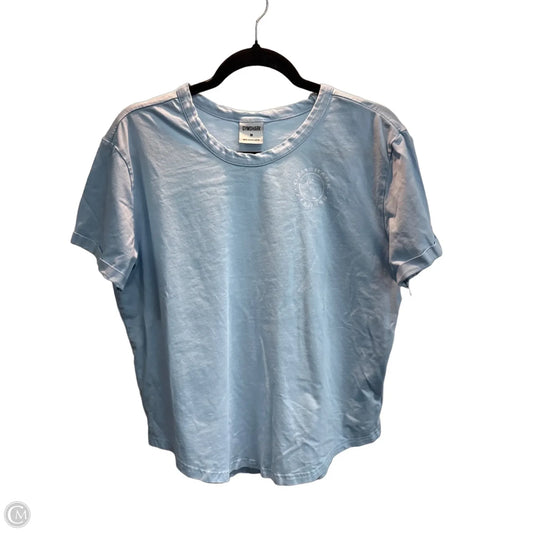 Top Short Sleeve By Gym Shark In Blue, Size: M