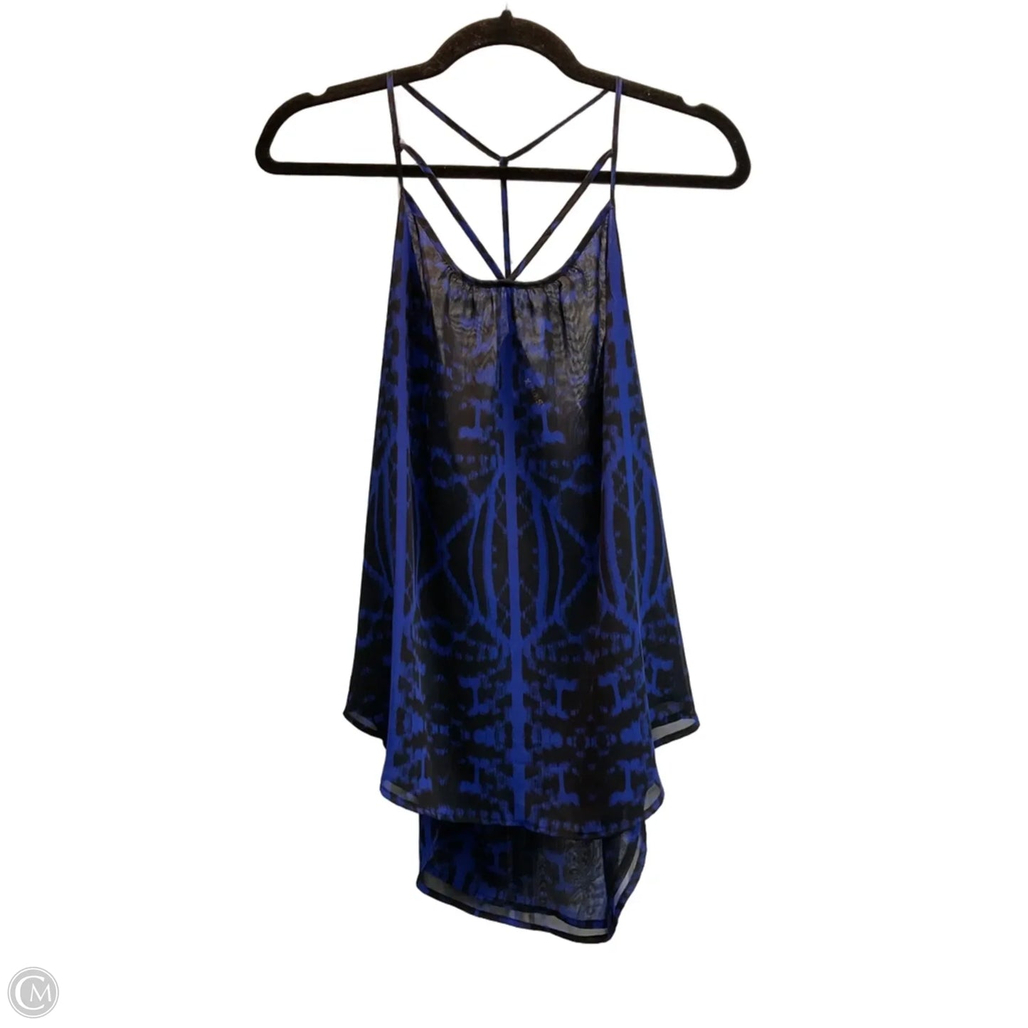 Top Cami By Express In Black & Blue, Size: M