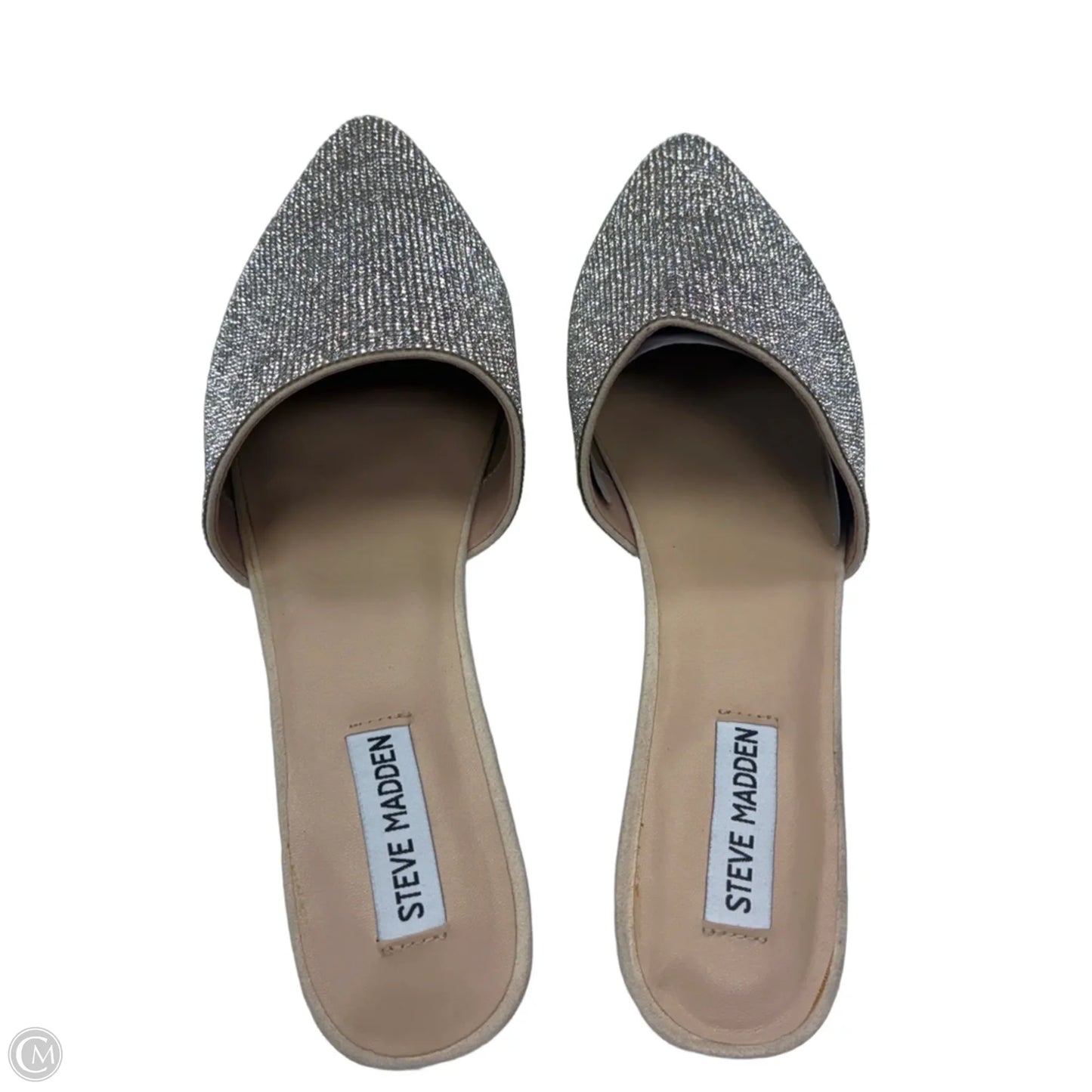 Shoes Flats By Steve Madden In Silver, Size: 11