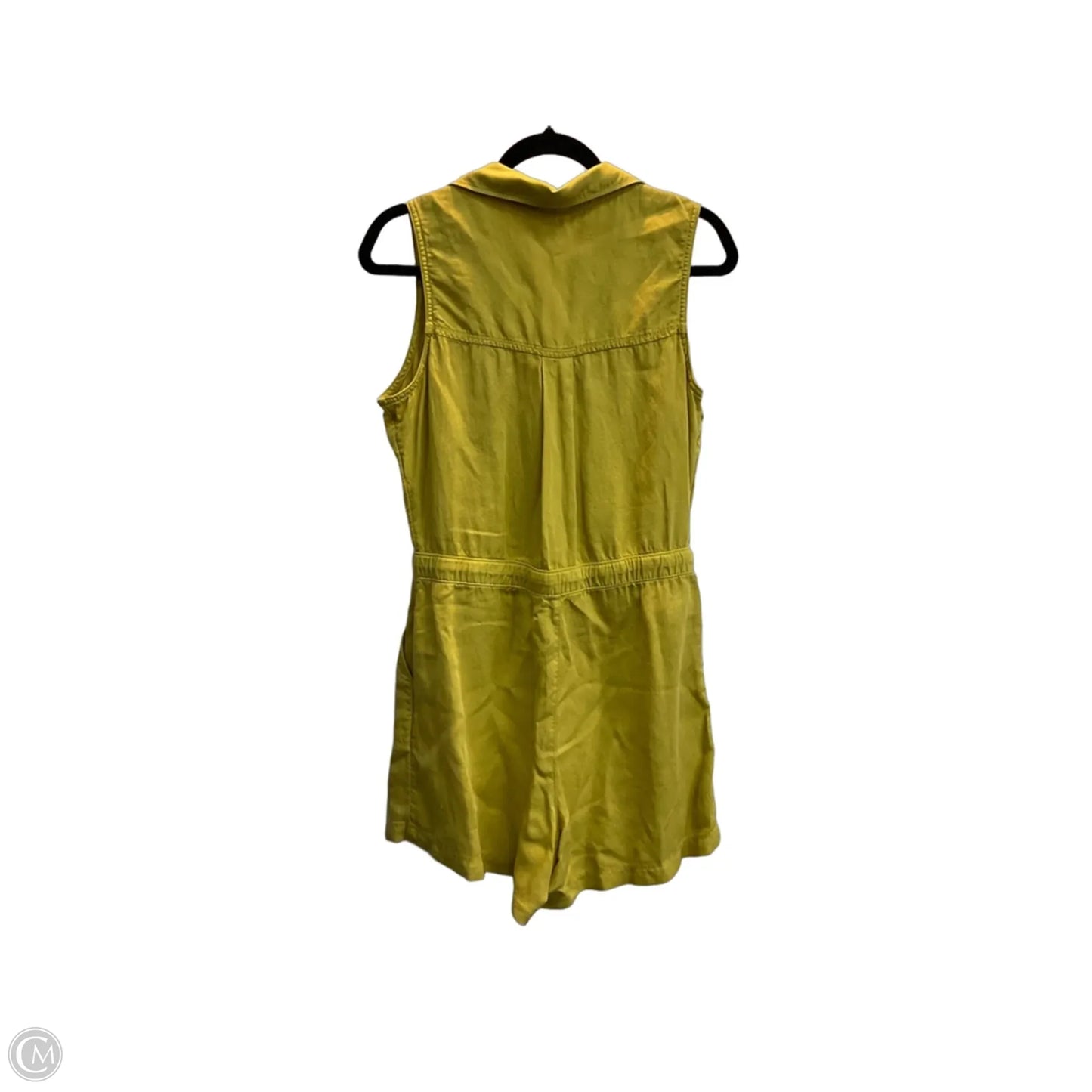 Romper By Nicole Miller In Chartreuse, Size: M