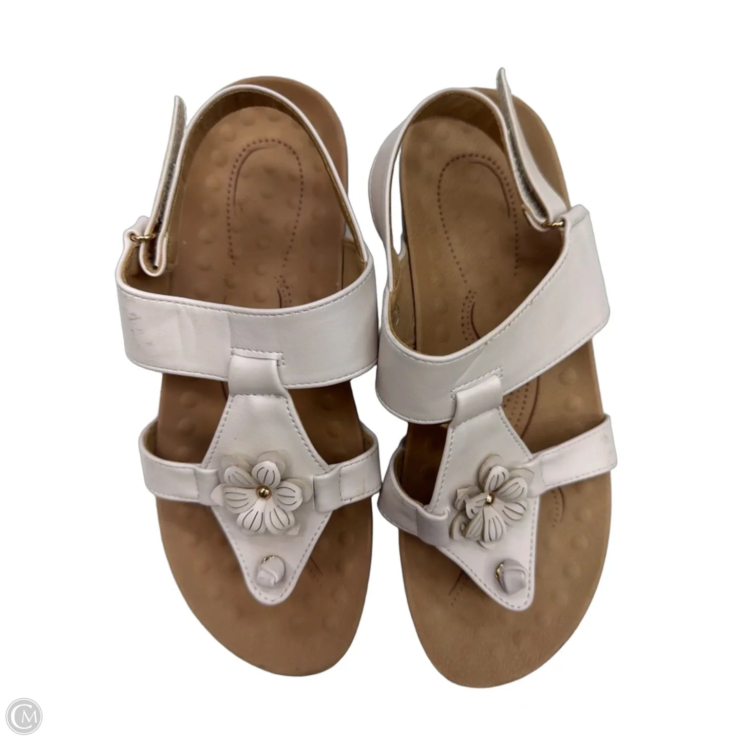 Sandals Heels Platform By Clothes Mentor In White, Size: 9