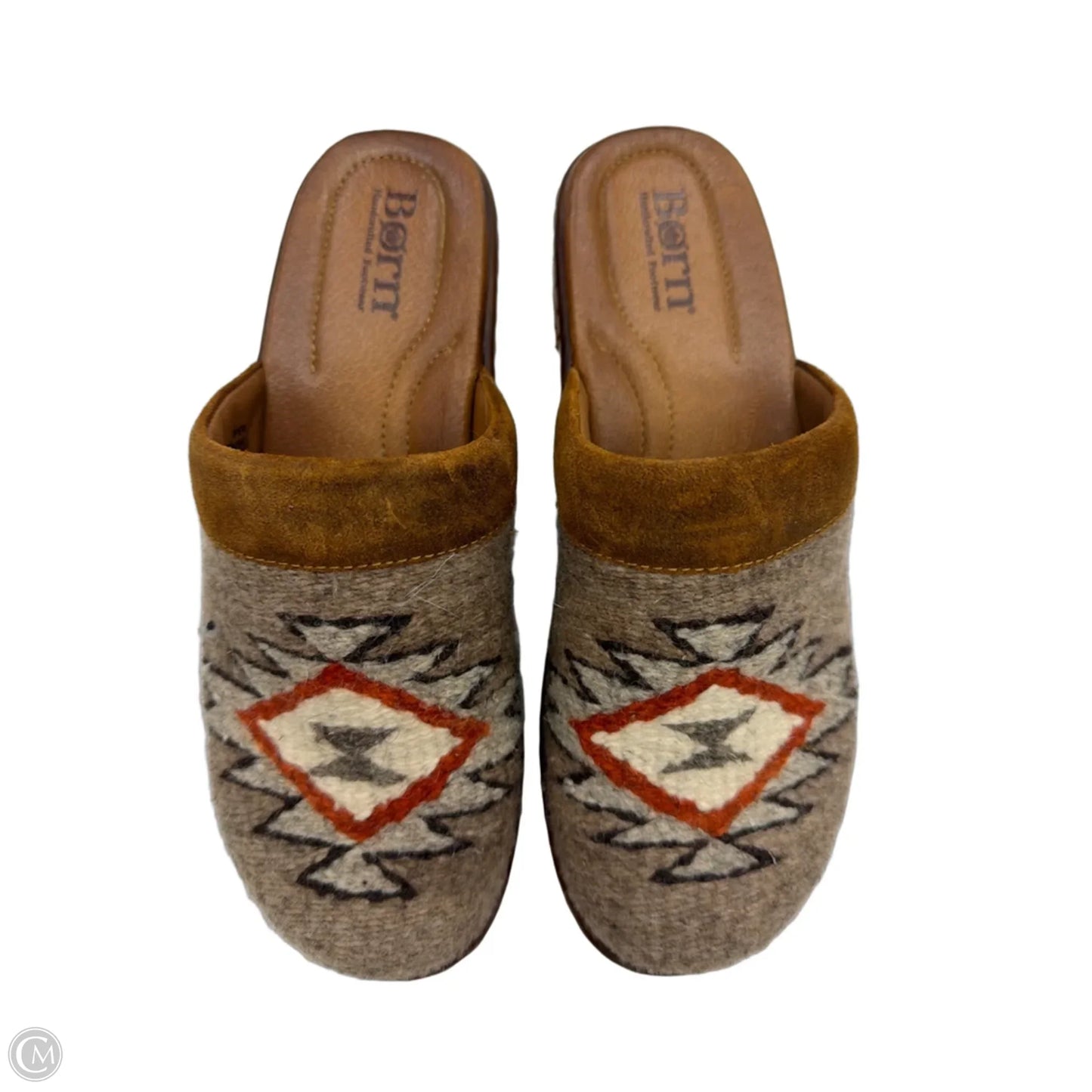 Shoes Heels Platform By Born In Brown, Size: 7