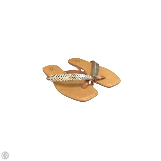 Sandals Flats By Ana In Brown, Size: 8