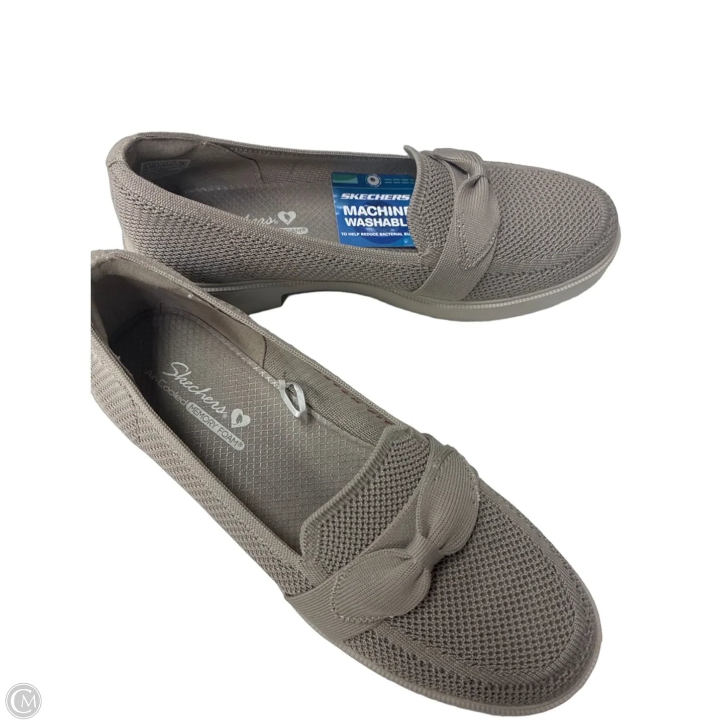 Shoes Heels Block By Skechers In Taupe, Size: 8.5
