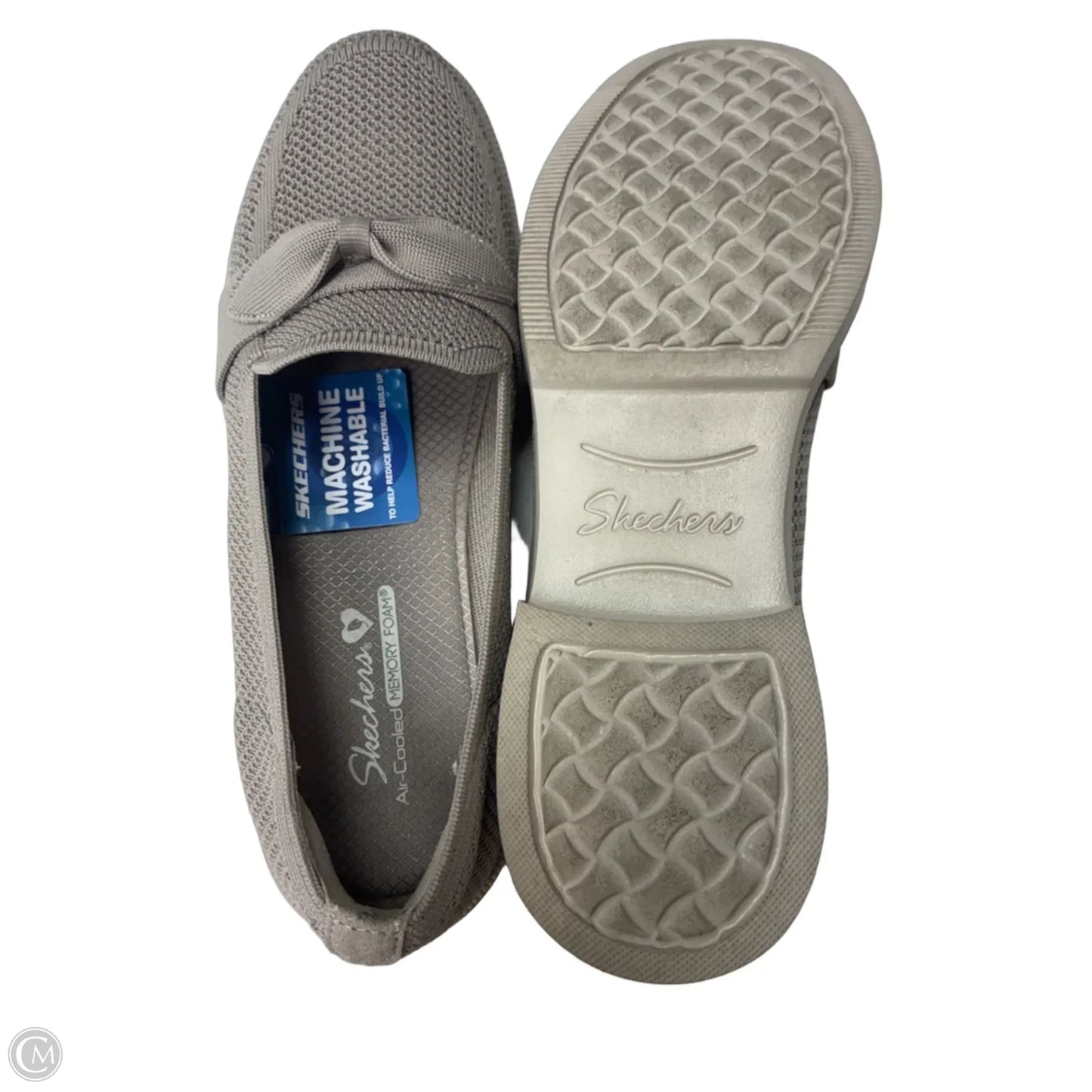 Shoes Heels Block By Skechers In Taupe, Size: 8.5