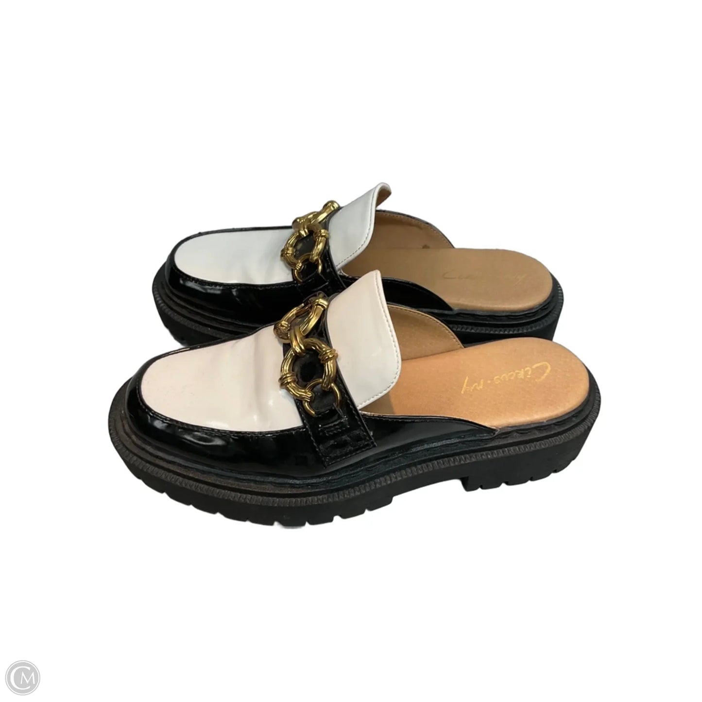 Shoes Heels Platform By Circus By Sam Edelman In Black & White, Size: 8