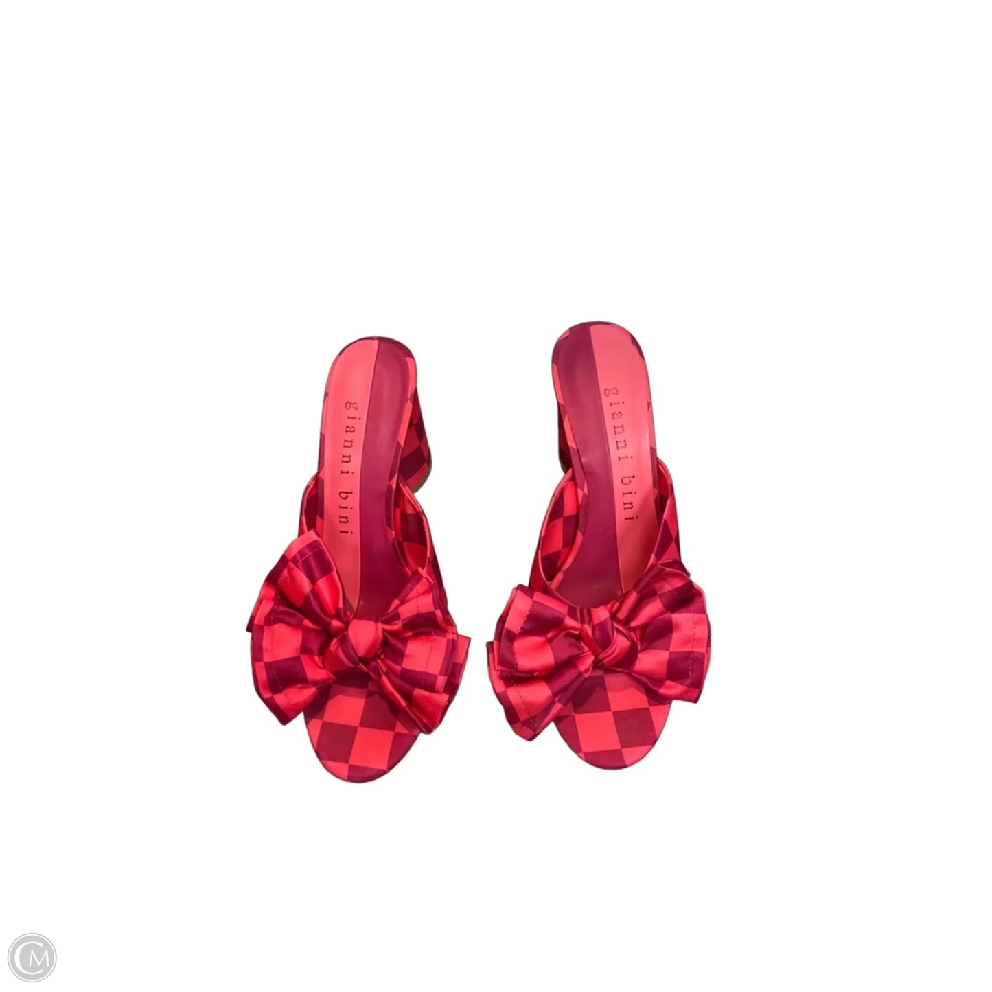 Sandals Heels Block By Gianni Bini In Pink, Size: 8