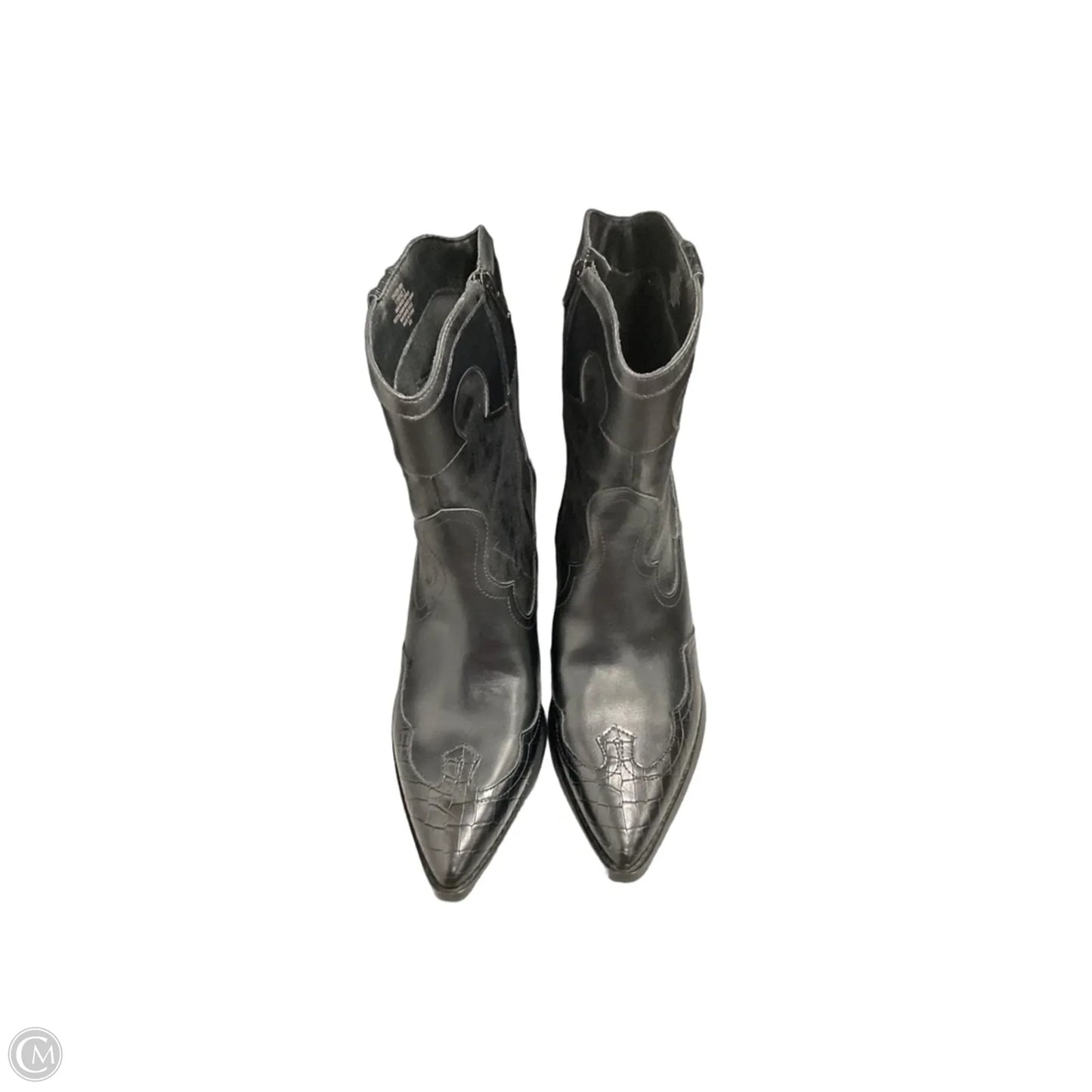 Boots Western By Crown Vintage In Black, Size: 11