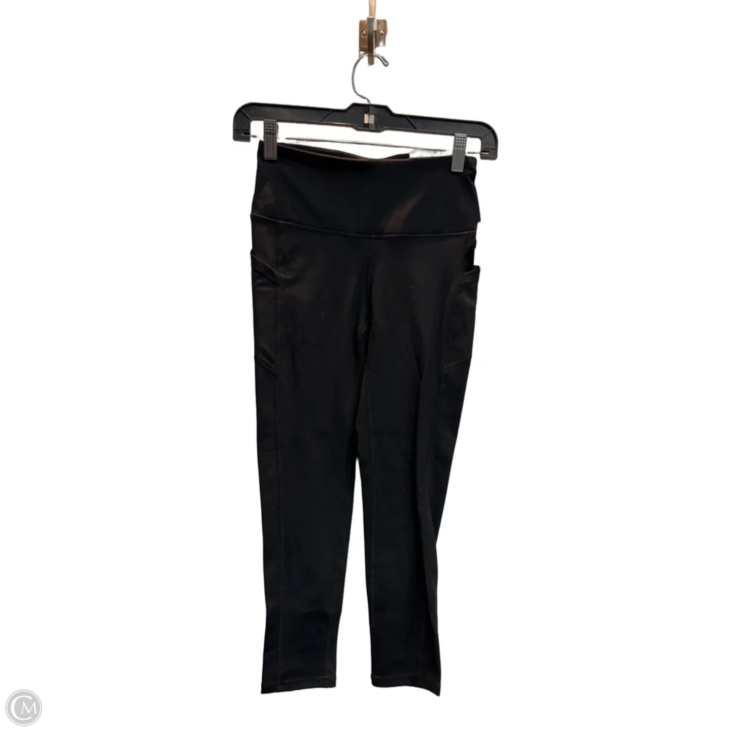 Athletic Capris By Gaiam In Black, Size: Xs