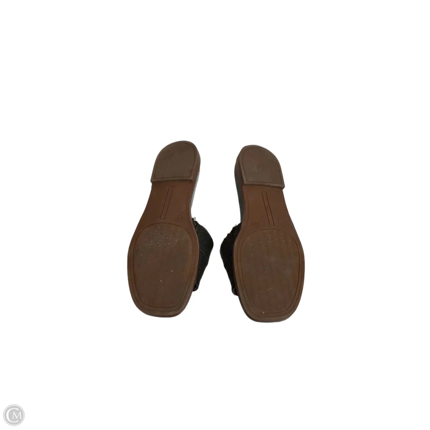 Sandals Flats By Tommy Hilfiger In Black, Size: 6.5