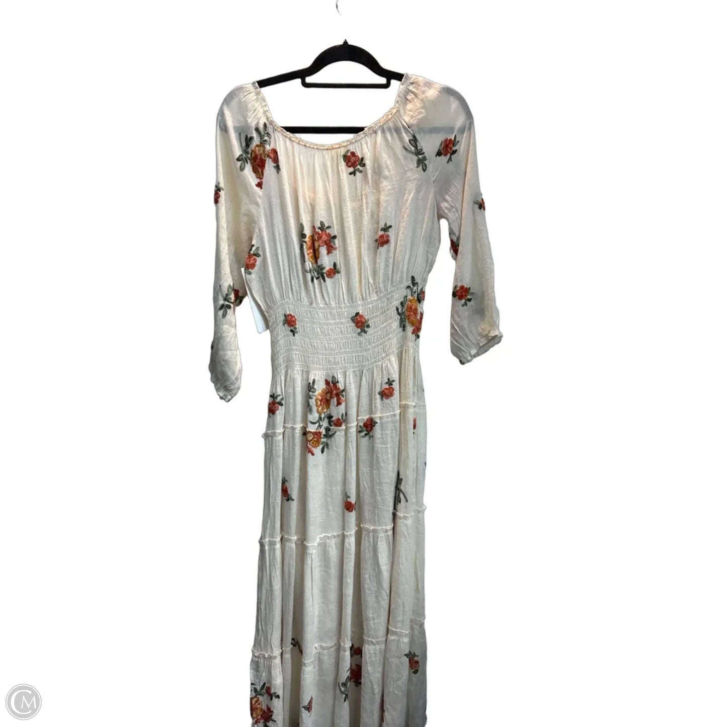 Dress Casual Maxi By Figuero & Flower In Tan, Size: Xlp