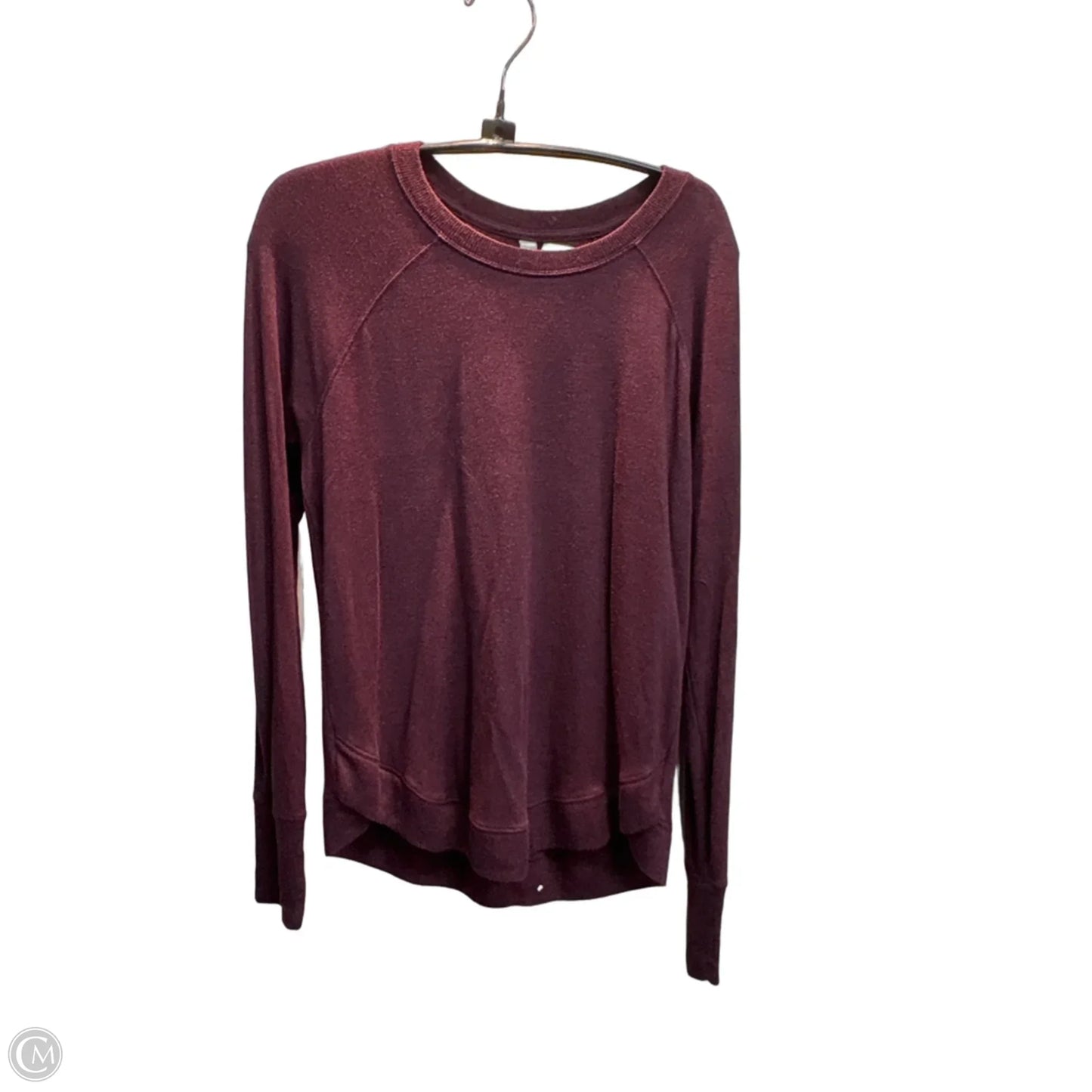 Sweatshirt Crewneck By Athleta In Maroon, Size: Xs