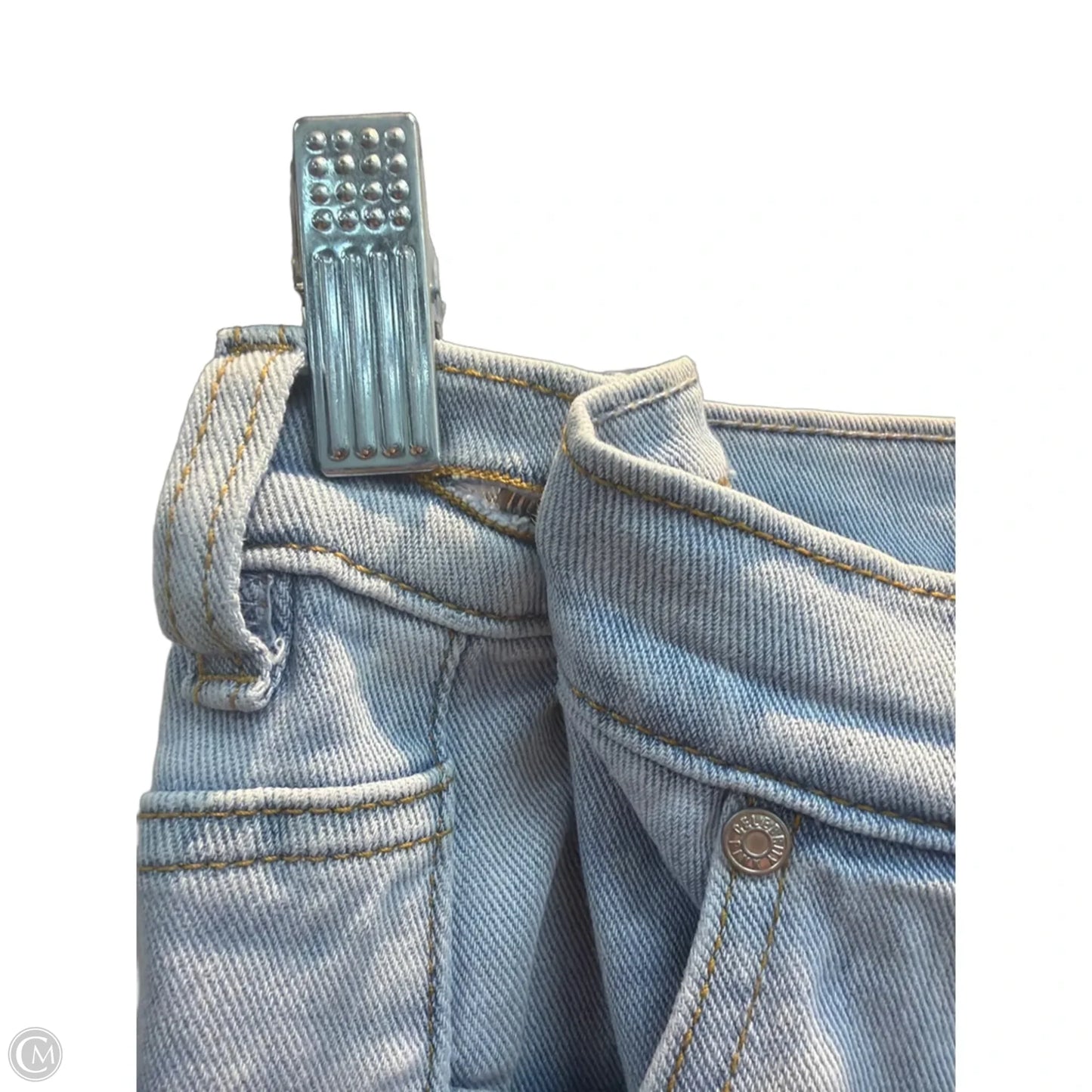 Jeans Wide Leg By Celebrity Pink In Blue Denim, Size: 4