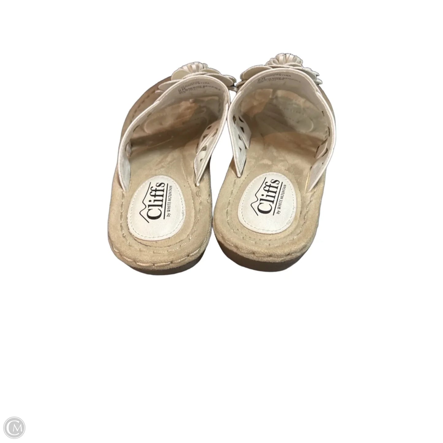 Sandals Flip Flops By Cliffs By White Mountain In White, Size: 8