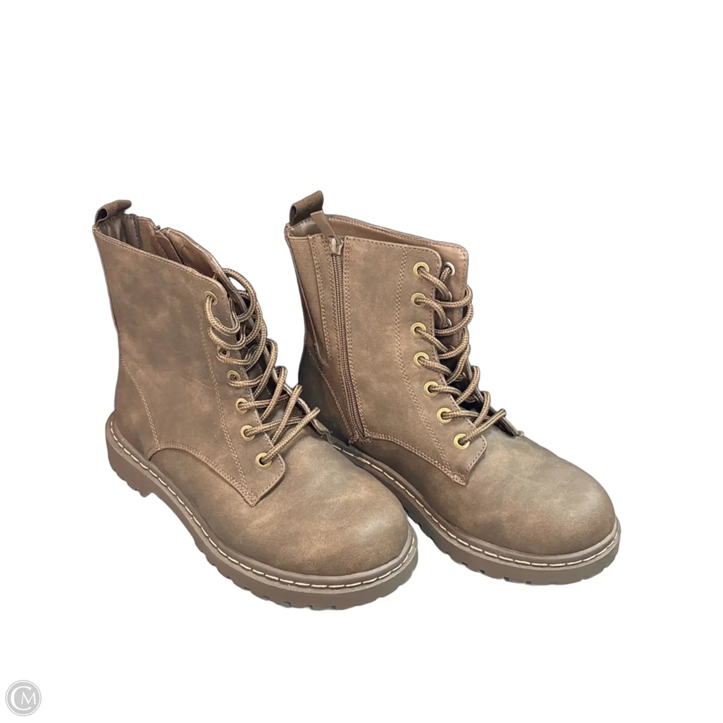 Boots Combat By Torrid In Brown, Size: 8