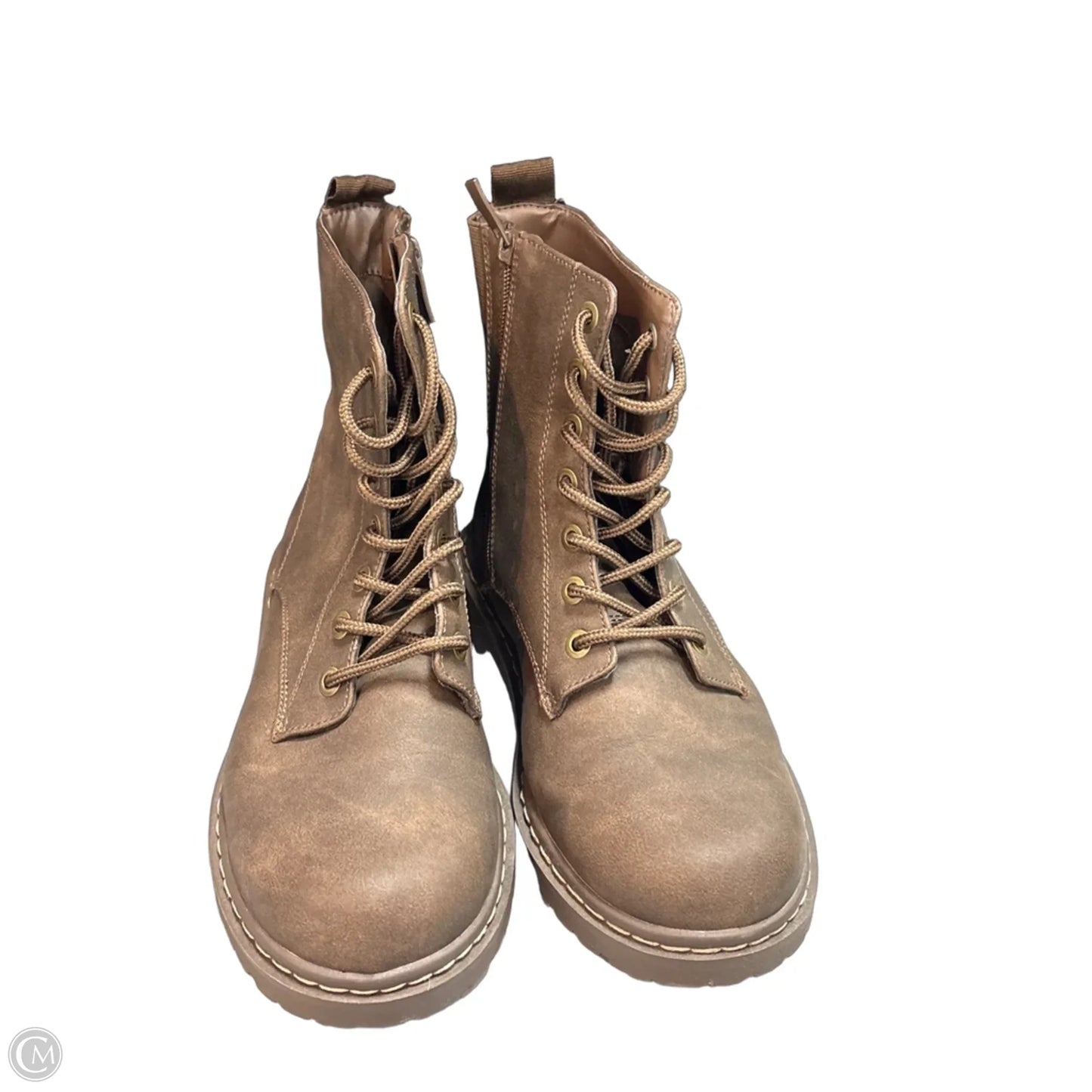 Boots Combat By Torrid In Brown, Size: 8