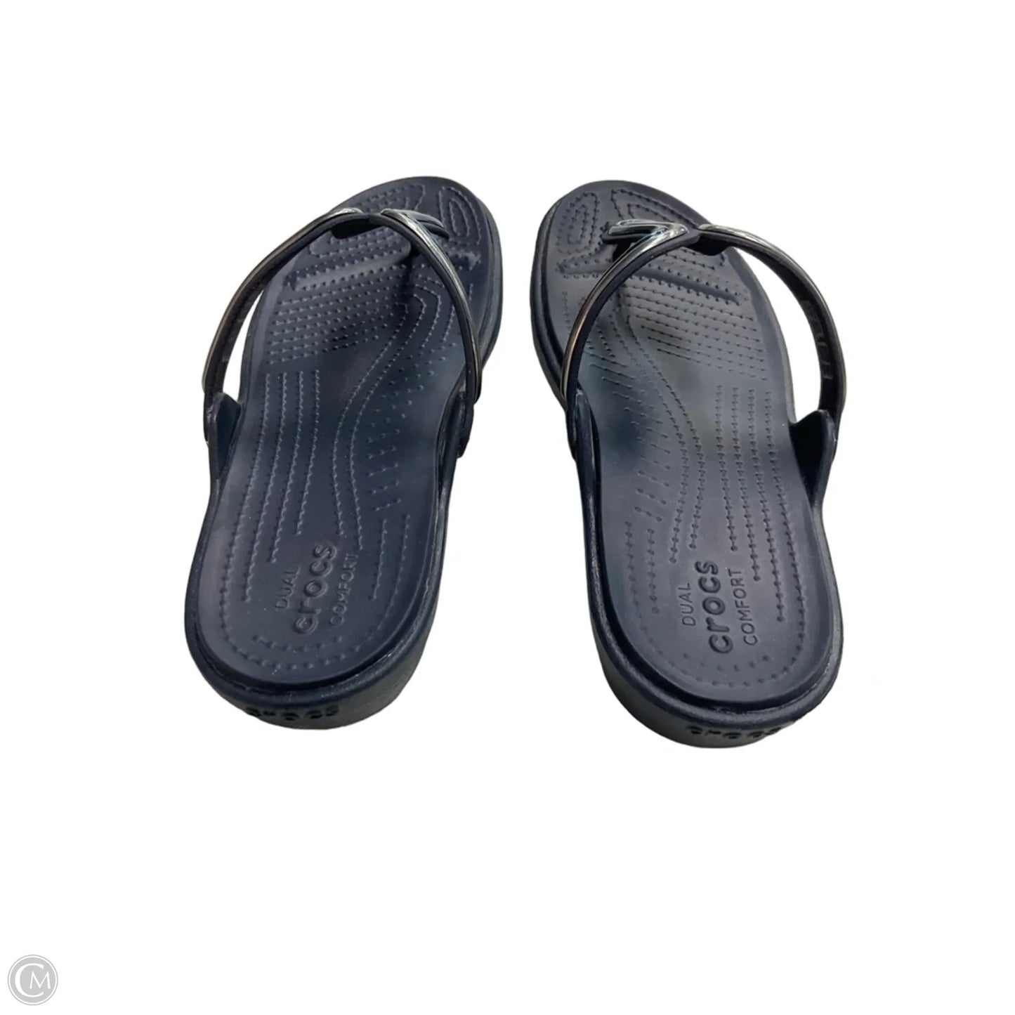 Sandals Sport By Crocs In Navy, Size: 9