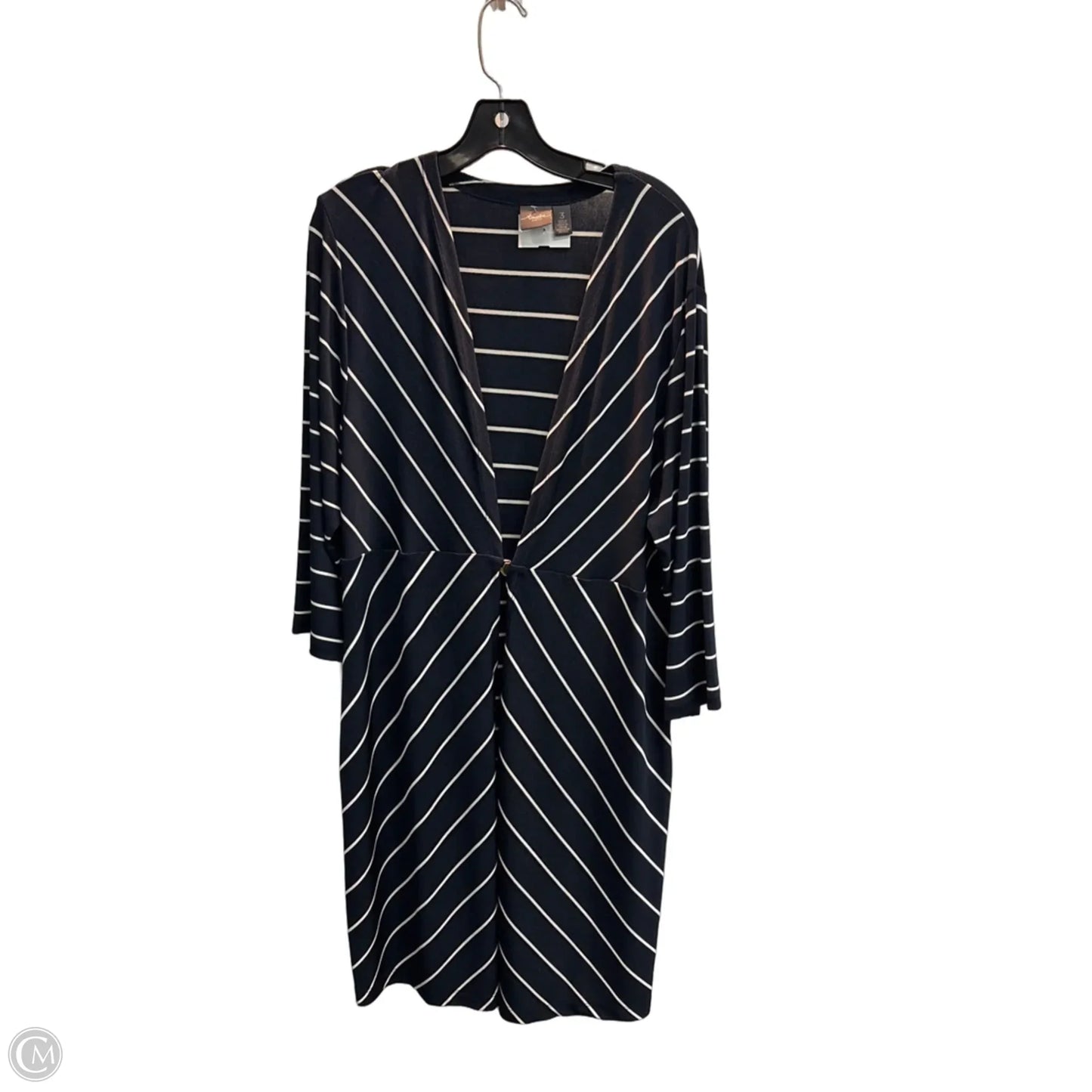 Kimono By Chicos In Striped Pattern, Size: Xl