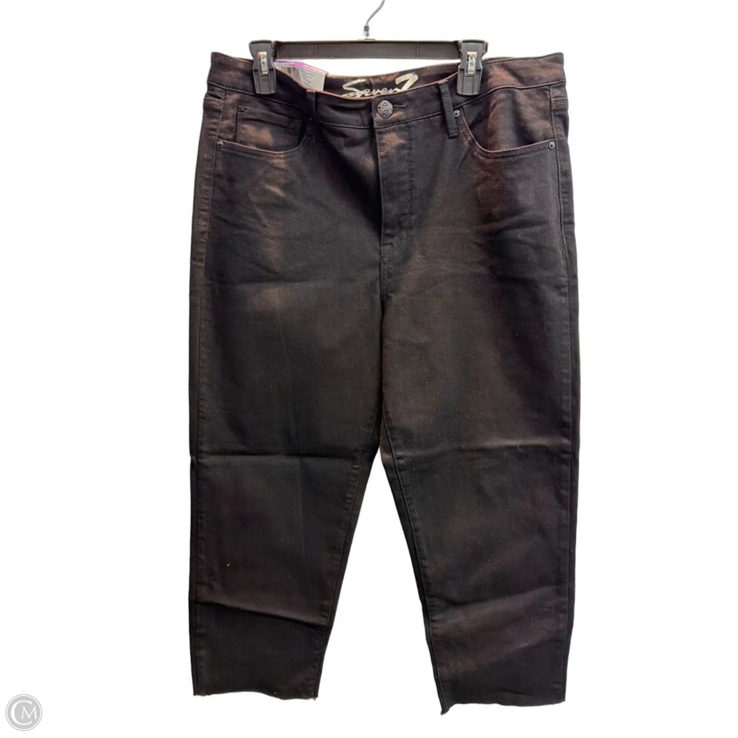 Jeans Cropped By Seven 7 In Blue, Size: 16
