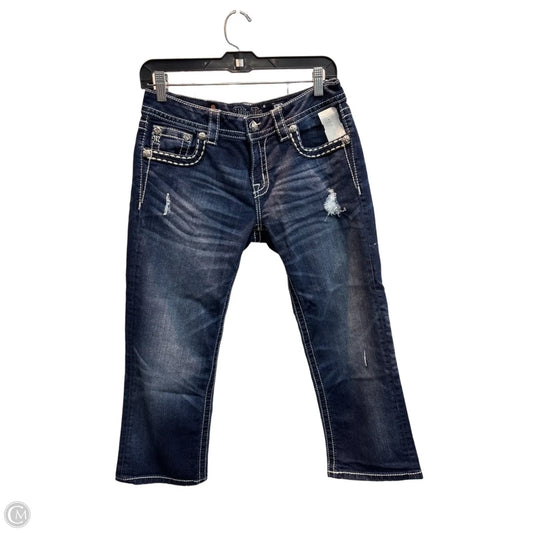 Capris By Miss Me In Blue Denim, Size: 8