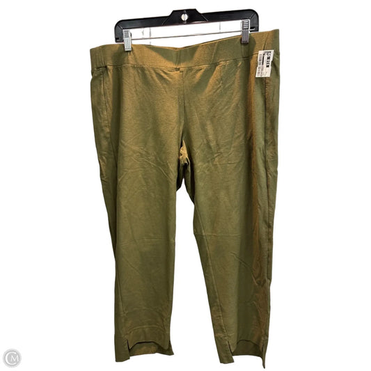 Pants Lounge By Eileen Fisher In Green, Size: Xl