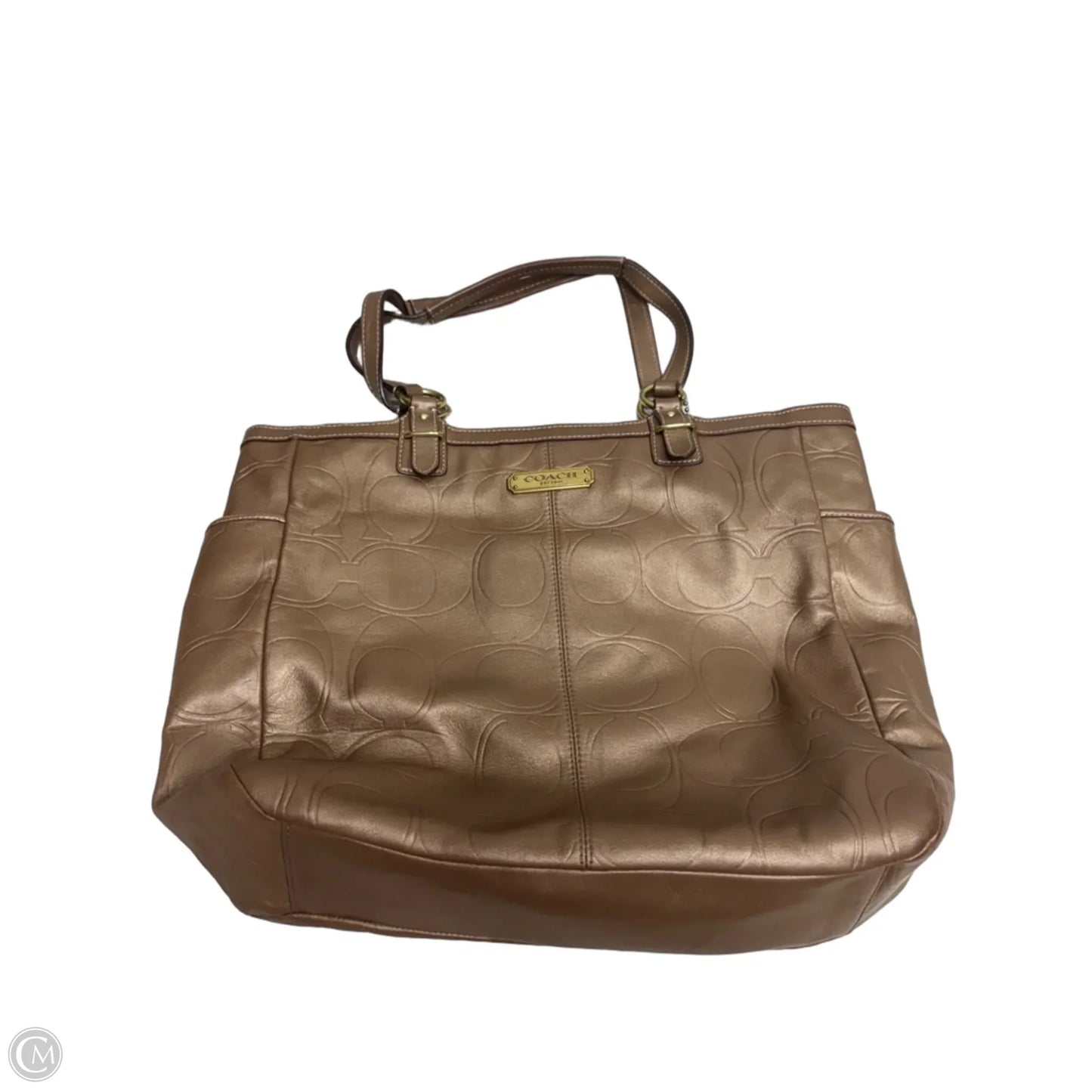 Tote Designer By Coach, Size: Medium