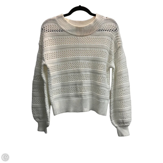 Sweater By Allison Joy In White, Size: Xs