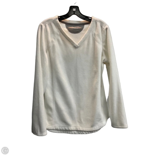 Athletic Fleece By Tek Gear In White, Size: L
