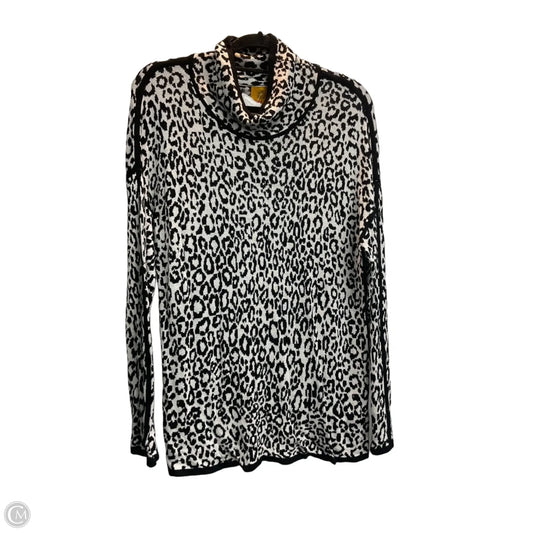 Sweater By Ruby Rd In Leopard Print, Size: M