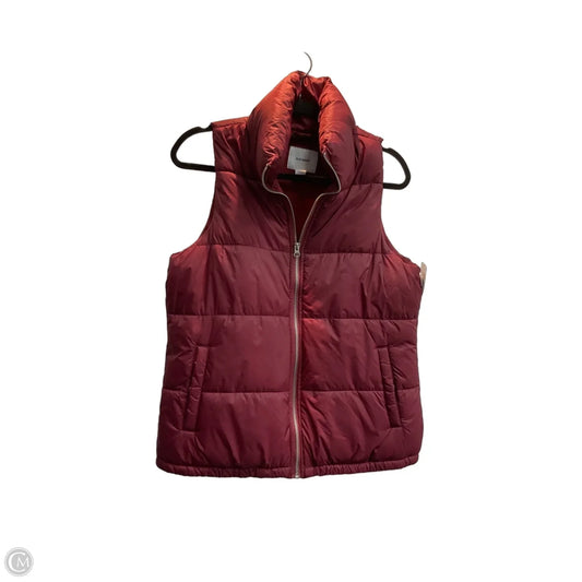 Vest Puffer & Quilted By Old Navy In Red, Size: M